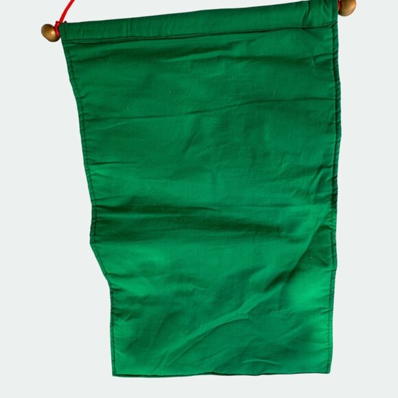 Vintage Nativity Scene Fabric Advent Calendar With Pockets & Red Hanging Cord - Picture 9 of 9